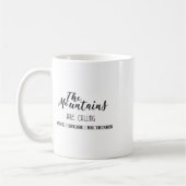 Die Berge rufen Space Splash Big Thunder Kaffeetasse (Links)