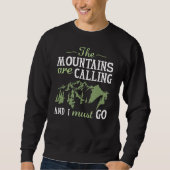 Die Berge rufen Sweatshirt (Vorderseite)