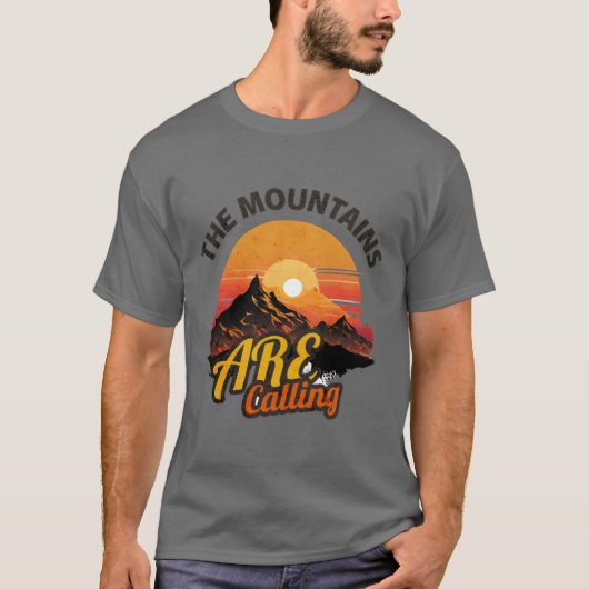 Die Berge rufen T-Shirt (Vorderseite)