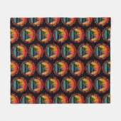 die Berge rufen und es muss gehen Fleecedecke (Vorderseite (Horizontal))