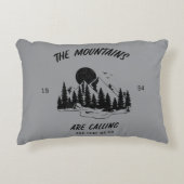 Die Berge rufen und hier gehen wir Dekokissen (Vorderseite)