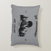 Die Berge rufen und hier gehen wir Dekokissen (Rückseite(Vertikal))