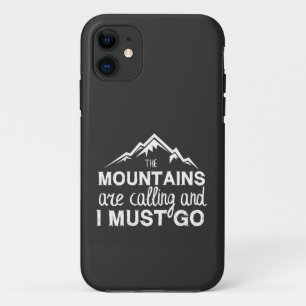 Die Berge rufen, und ich muss gehen Case-Mate iPhone Hülle