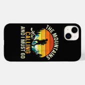 Die Berge rufen und ich muss gehen Case-Mate iPhone Hülle (Rückseite (Horizontal))