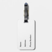 Die Berge rufen und ich muss gehen. Gepäckanhänger (Rückseite vertikal)