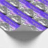 Die Berge rufen und ich muss gehen Geschenkpapier (Ecke)