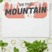 Die Berge rufen und ich muss gehen Geschirrtuch (Gefaltet)