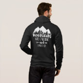 Die Berge rufen und ich muss gehen Hoodie (Schwarz voll)
