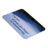 Die Berge rufen und ich muss gehen. John Muir Magnet (Rechte Seite)