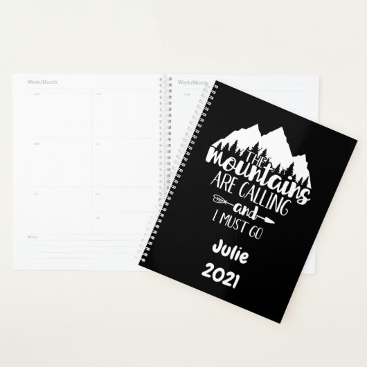 Die Berge rufen und ich muss gehen Planer (Anzeige)
