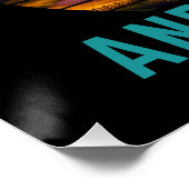 die Berge rufen und ich muss gehen Poster (Ecke)