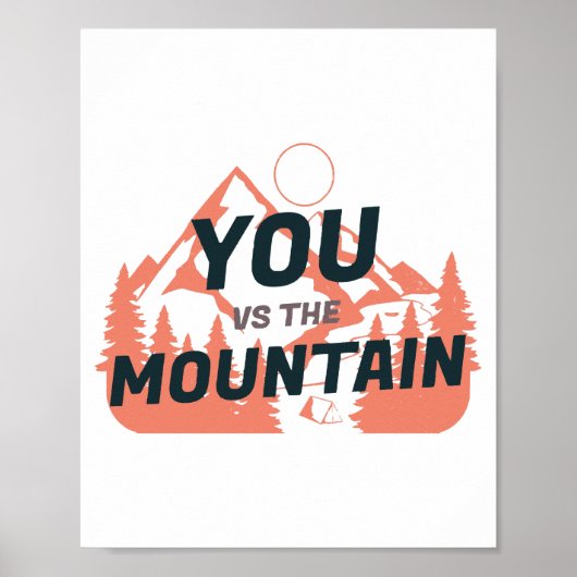 Die Berge rufen und ich muss gehen Poster (Vorne)