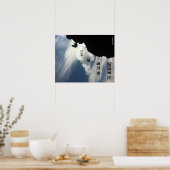 Die Berge rufen und ich muss gehen. Poster (Küche)