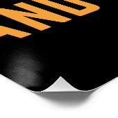 Die Berge rufen, und ich muss gehen Poster (Ecke)