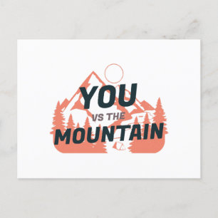 Die Berge rufen und ich muss gehen Postkarte