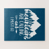 Die Berge rufen und ich muss gehen Puzzle (Horizontal)