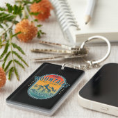 Die Berge rufen und ich muss gehen Schlüsselanhänger (Vorderseite rechts)