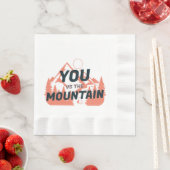 Die Berge rufen und ich muss gehen Serviette (Beispiel)