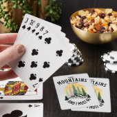 Die Berge rufen und ich muss gehen Spielkarten (In Situ)