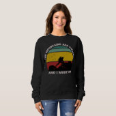 DIE BERGE RUFEN, UND ICH MUSS WANDERN. SWEATSHIRT (Vorne ganz)