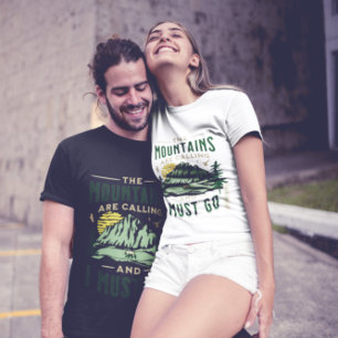 Die Berge rufen Unisex T-Shirt