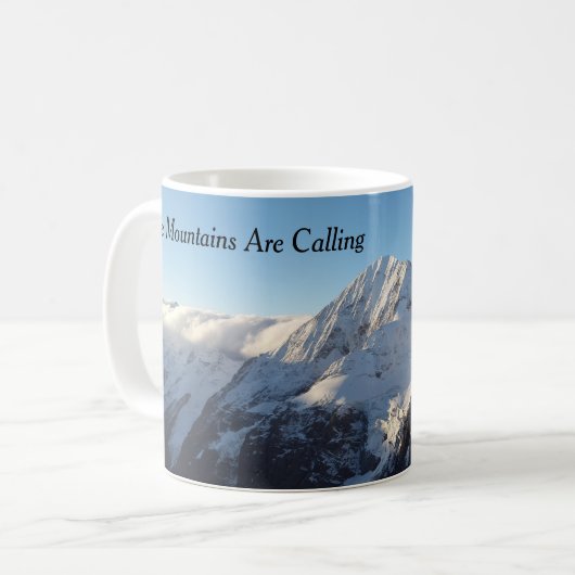 Die Berge rufen von STOREMAN Kaffeetasse (Vorderseite Links)