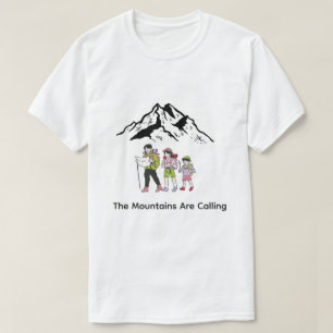 Die Berge rufen Wander-T-Shirt Mountai T-Shirt