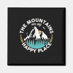 Die Berge sind mein glücklicher Ort Magnet