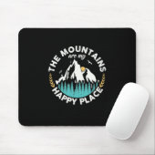 Die Berge sind mein glücklicher Ort Mousepad (Mit Mouse)
