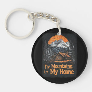Die Berge sind mein Zuhause Schlüsselanhänger