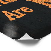 Die Berge sind meine Zuhause Poster (Ecke)
