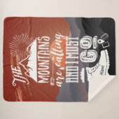 Die Berge sind nennend ich müssen gehen Sherpadecke (Vorderseite (Horizontal))