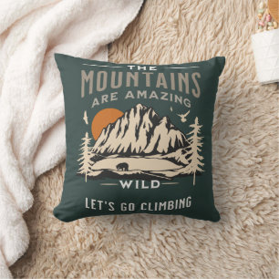 Die Berge sind phantastisch Stylisches Design dunk Kissen