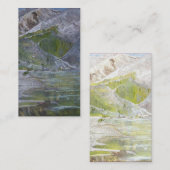 Die Berge Visitenkarte (Vorne/Hinten)