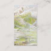 Die Berge Visitenkarte (Rückseite)