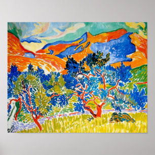 Die Berge von Collioure   Andre Derain   Poster