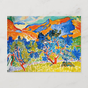 Die Berge von Collioure   Andre Derain   Postkarte