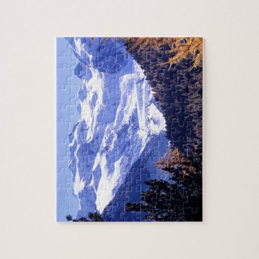 Die Berge von Matterhorn im Herbst Puzzle (Vertikal)