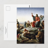 Die Bergpredigt von Carl Bloch Postkarte (Vorne/Hinten)