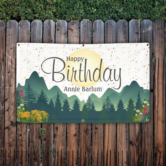 Die "Bergseite"-Geburtstagsbanner Banner