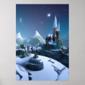 Die Bergstadt | AI Art Poster (Vorne)