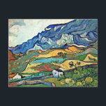 Die Bergwelt der Alpen von Van Gogh Postkarte<br><div class="desc">Alpilles Berglandschaft,  schöne Kunst von Vincent van Gogh</div>