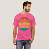 Die Bergziegen. Retro T-Shirt (Vorne ganz)