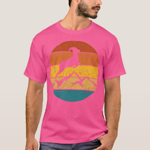Die Bergziegen. Retro T-Shirt