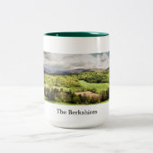 Die Berkshires Kaffee-Tasse Zweifarbige Tasse (Mittel)