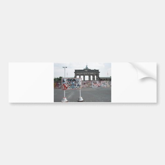 Die Berliner Mauer Autoaufkleber (Vorne)