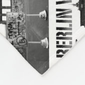 Die Berliner Mauer Deutschland 1989 - Pro-Foto Fleecedecke (Ecke)