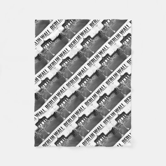 Die Berliner Mauer Deutschland 1989 - Pro-Foto Fleecedecke (Vorderseite)