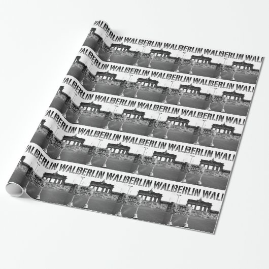 Die Berliner Mauer Deutschland 1989 - Pro-Foto Geschenkpapier (Ungerollt)