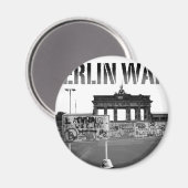 Die Berliner Mauer Deutschland 1989 - Pro-Foto Magnet (Vorderseite/Rückseite)